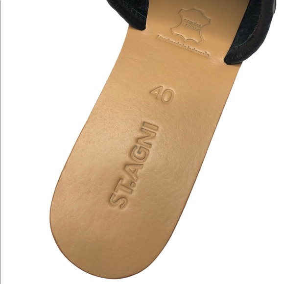 St. Agni | Hennie Rattan Slides Black EU 40 - Picture 6 of 7